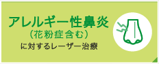 アレルギー性鼻炎（花粉症含む）に対するレーザー治療